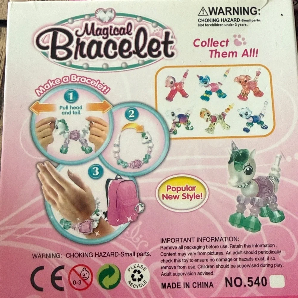 Magical Bracelet Twist Animal Transform 6 units TWIST INTO A PET!